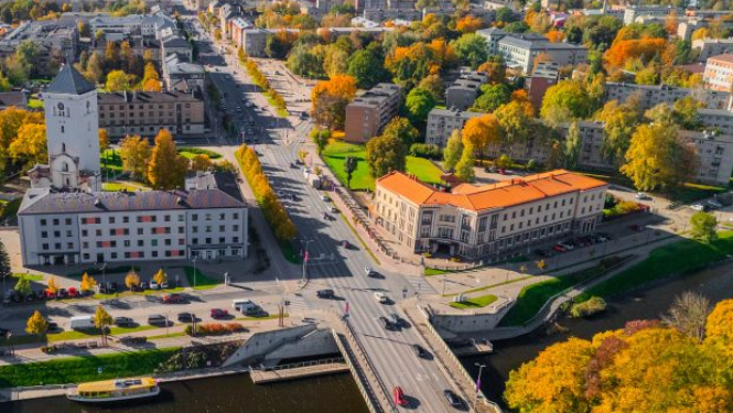 Jelgava no putna lidojuma