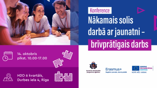 Konference “Nākamais solis darbā ar jaunatni – brīvprātīgais darbs”