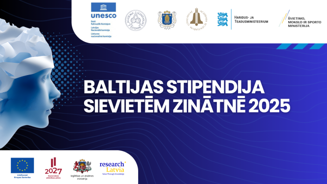 Baltijas stipendija sievietēm zinātnē 2025
