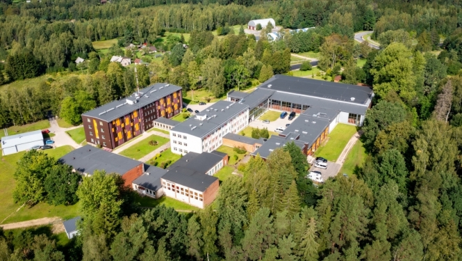 Murjāņu sporta ģimnāzija no augšas