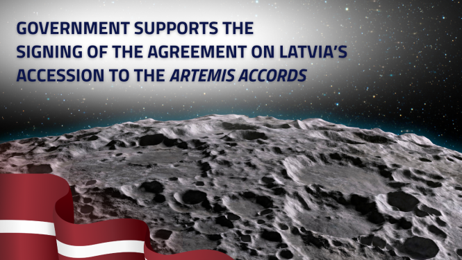 Government supports the signing of the agreement on Latvia's accession to the ARTEMIS ACCORDS
