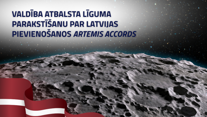Valdība atbalsta līguma parakstīšanu par Latvijas pievienošanos ARTEMIS ACCORDS