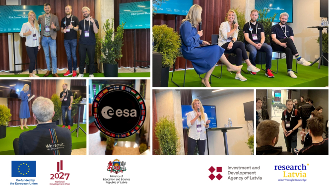 Sešas fotogrāfijas savienotas kolāžā, katrā fotogrāfijā redzami pasākuma dalībnieki, kuri runā, piedalās diskusijās