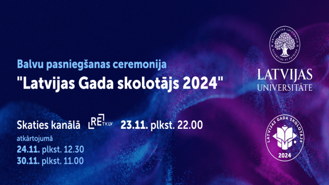 “Latvijas Gada skolotājs 2025” 