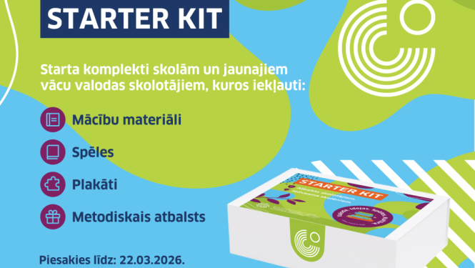 Starter kit: jaunajām vācu valodas skolām un vācu valodas skolotājiem Latvijā