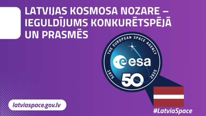 Latvijas kosmosa nozare –  ieguldījums konkurētspējā un prasmēs