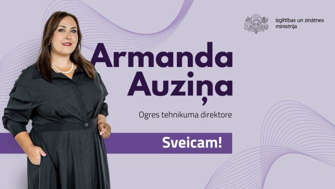 Armanda Auziņa, Ogres tehnikuma direktore