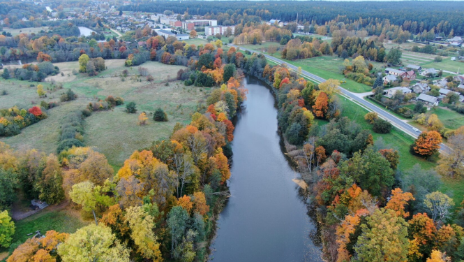 Dienvidkurzemes novads no putna lidojuma