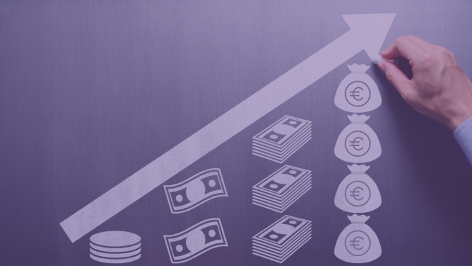 Naudas pieauguma diagramma