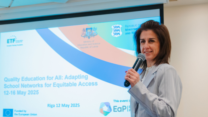 Valsts sekretāra vietniece vispārējās izglītības un valsts valodas politikas jautājumos Kristīne Niedre-Lathere 