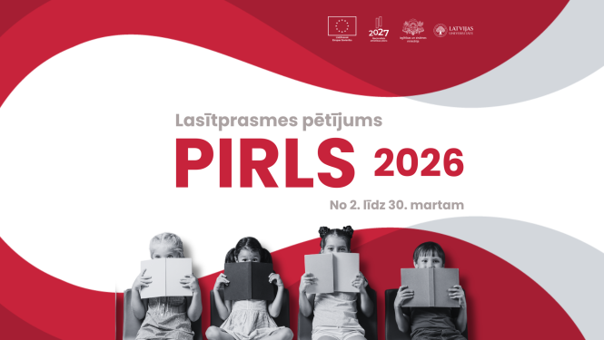 Lasītprasmes pētījums PIRLS 2026 no 2. līdz 30. martam