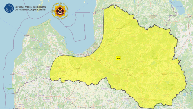 Dzeltenais brīdinājums www.bridinajumi.meteo.lv