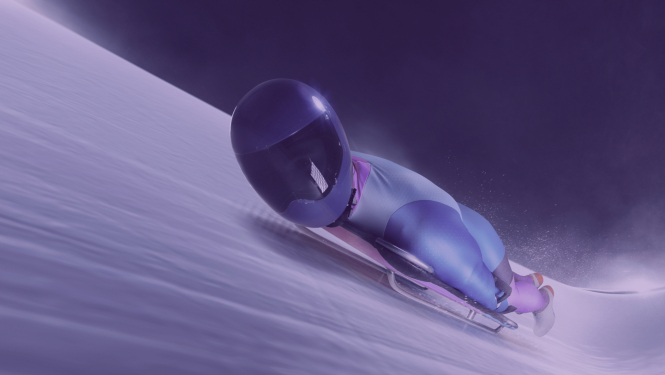 Skeletonists uz ledus