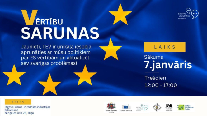 Plakāts "Vērtību sarunas"