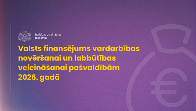 Valsts finansējums vardarbības novēršanai un labbūtības veicināšanai pašvaldībām 2026. gadā