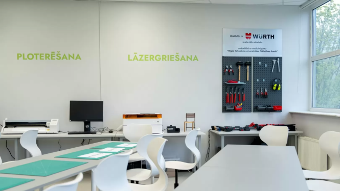 Rīgas Tehniskās universitātes (RTU) zinātkāres centrā «Futurimo Rīga» koprades darbnīca «Makerspace»