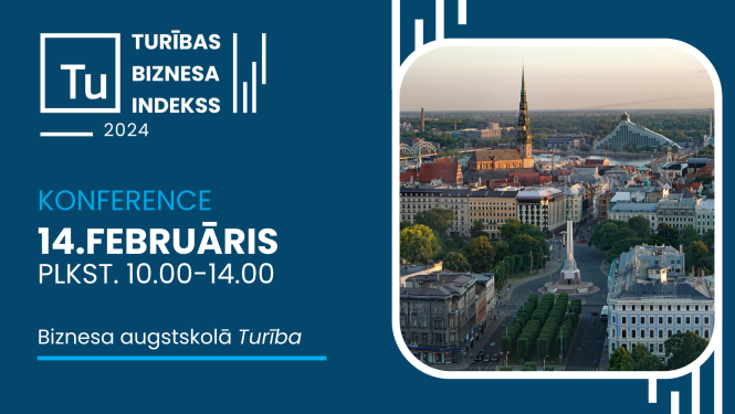 Turības biznesa indeksa konferences plakāts