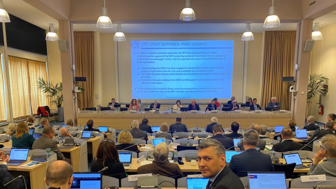 D.Stepanovs CERN padomes sesijā