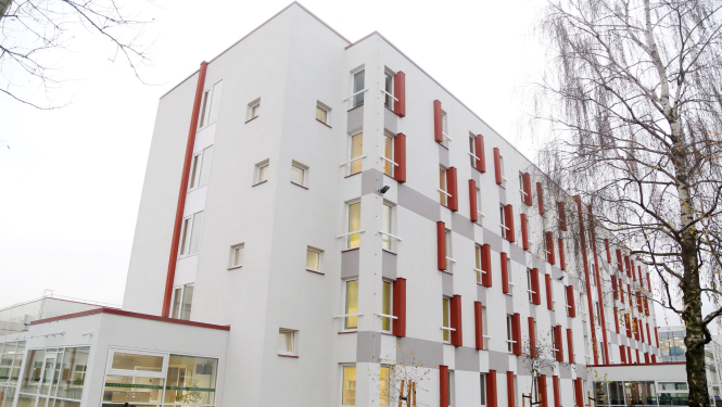 Rīgas Valsts tehnikums atklāj jauno dienesta viesnīcas ēku