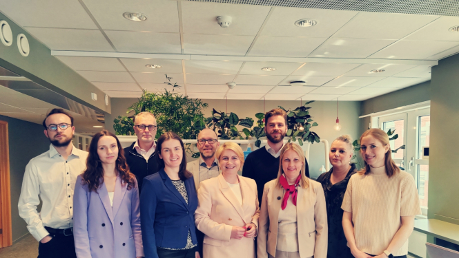 Izglītības un zinātnes ministrijas un Latvijas Zinātnes padomes pārstāvji, viesojoties Ziemeļvalstu pētniecības programmas “Nordforsk” 