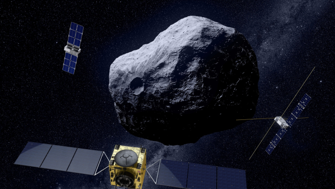 kosmosa ķermenis un satelīts