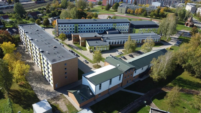 Rēzeknes tehnikums no putna lidojuma