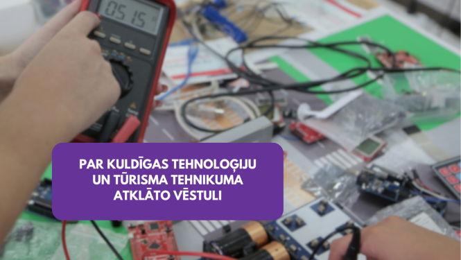 Attēlā ir iekļauts teksts Par Kuldīgas Tehnoloģiju un tūrisma tehnikuma atklāto vēstuli