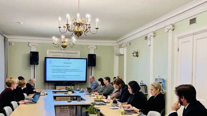 Sanāksme LU Lielajā zālē