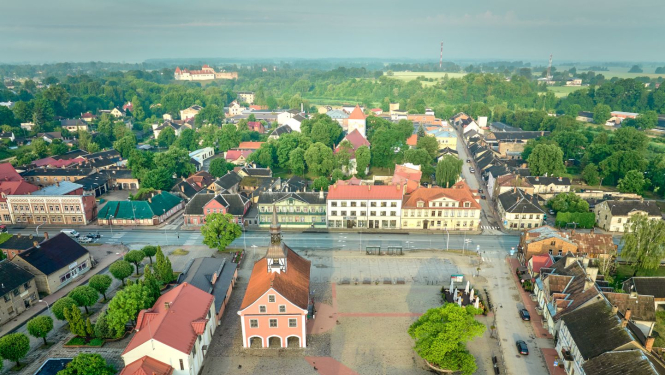 Bauskas novads no putna lidojuma