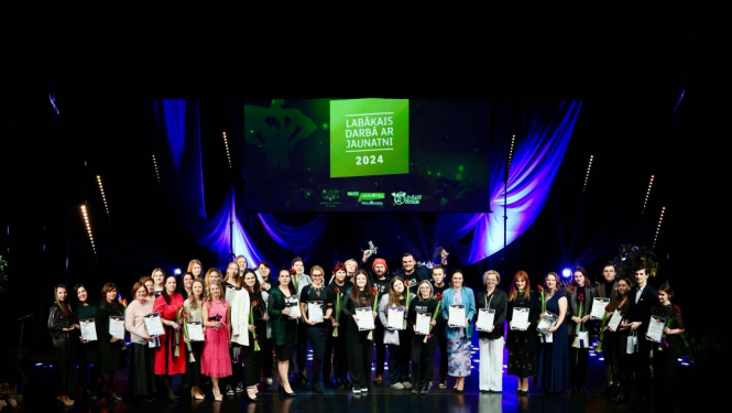 Konkursa "Labākais darbā ar jaunatni 2024" laureāti
