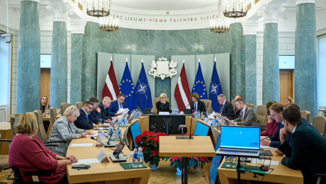 Ministru kabinetā notiek Latvijas Nacionālā sporta padomes sēde