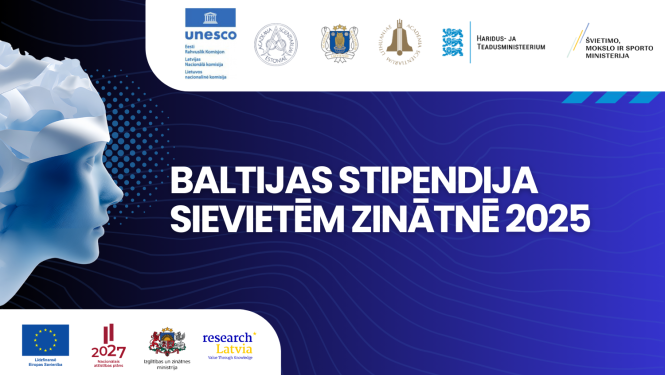 Baltijas stipendija sievietēm zinātnē 2025