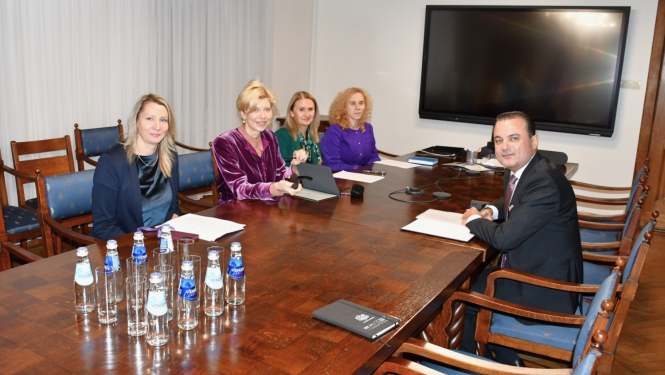 Tiksanās ar veselības ministru