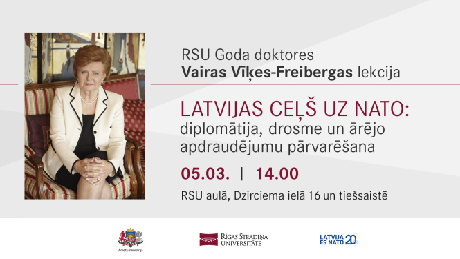 Vairas Vīķes-Freibergas lekcijas plakāts