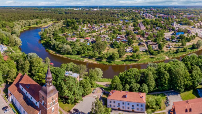Valmiera no putna lidojuma