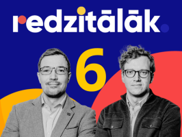 Raidieraksta 6. epizode. Izglītības un zinātnes ministrijas Izglītības departamenta direktors Rūdolfs Kalvāns un Raunas pamatskolas direktors Edgars Plētiens