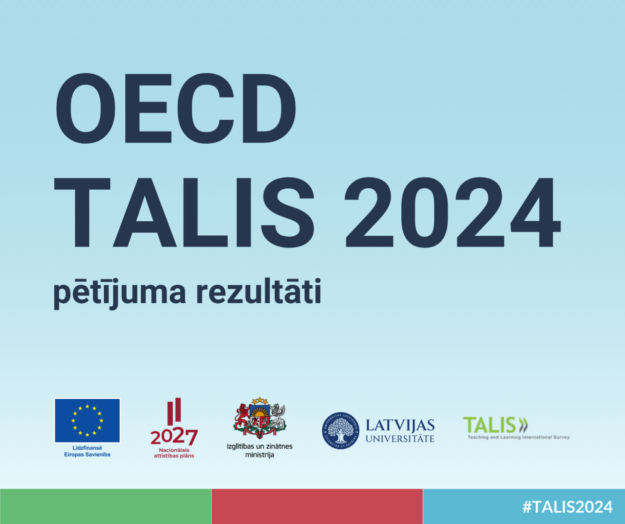 OECD TALIS 2024 pētījuma rezultāti
