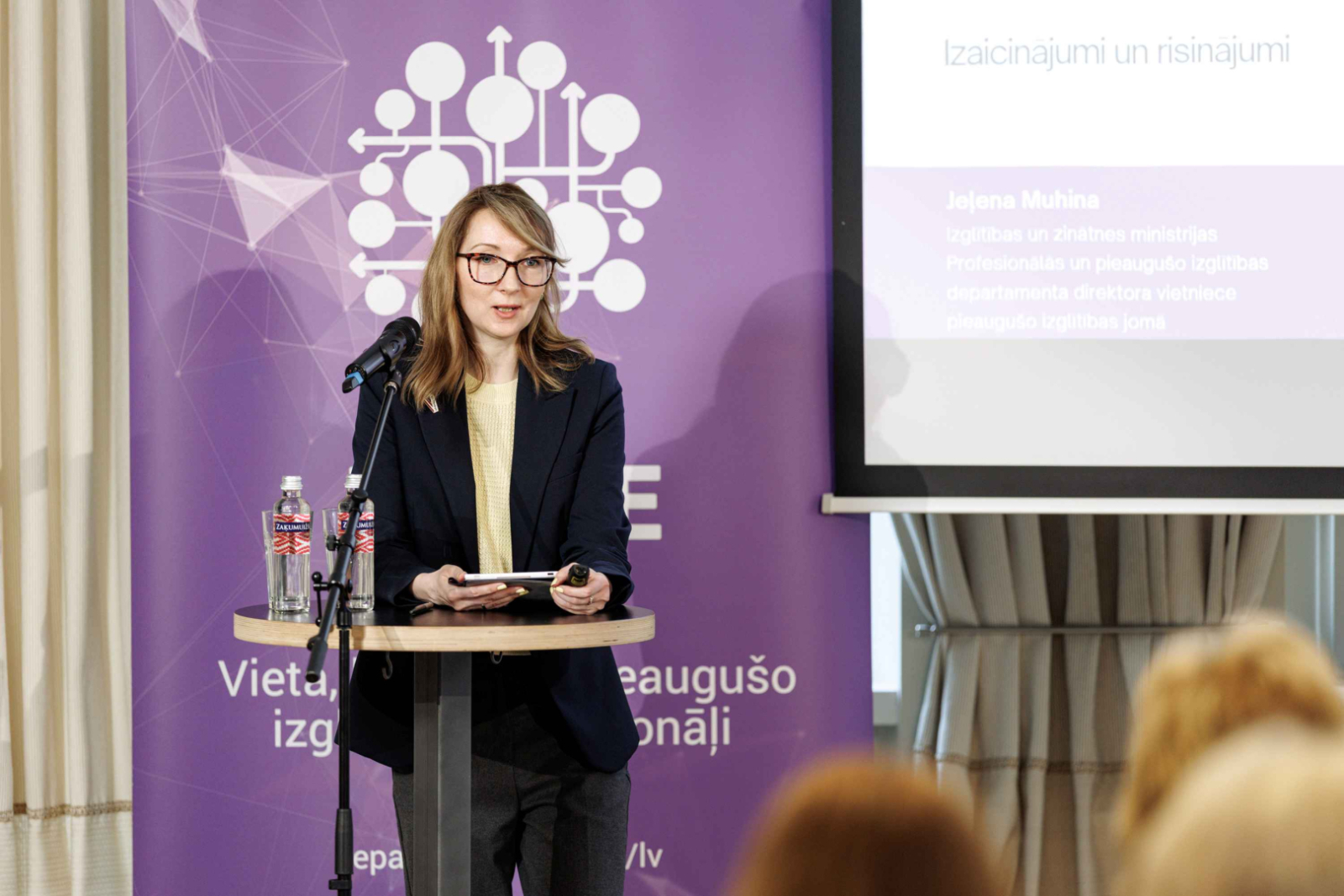 IZM Profesionālās un pieaugušo izglītības departamenta direktora vietniece pieaugušo izglītības jomā Jeļena Muhina