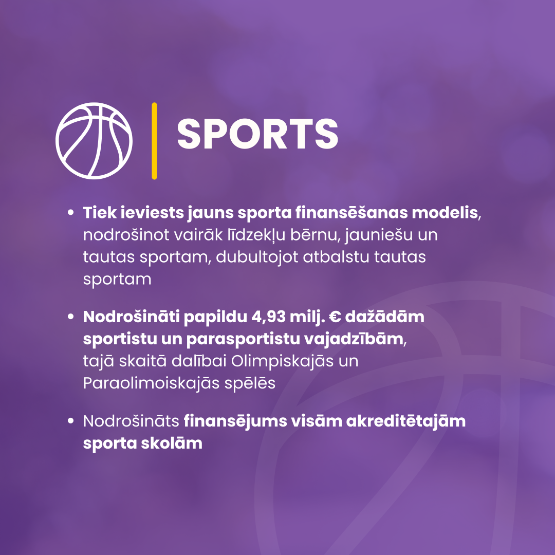 Apkopojums par paveikto sporta jomā