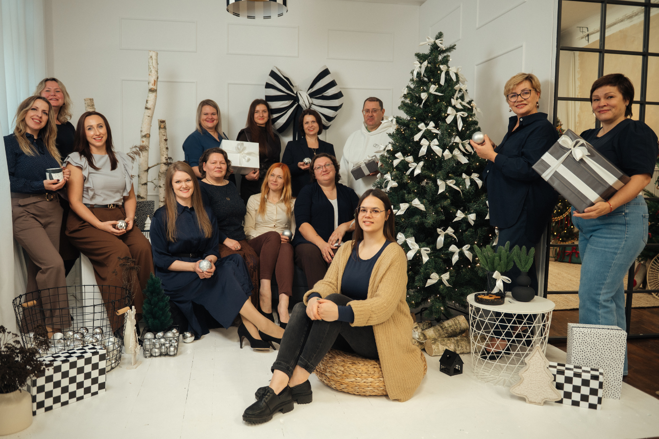 Dobeles PIUAC kolektīvs. Foto no Montas Mantrovas personīgā arhiva