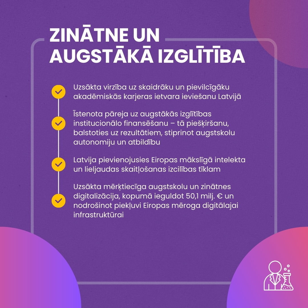 Zinātne un augstākā izglītība