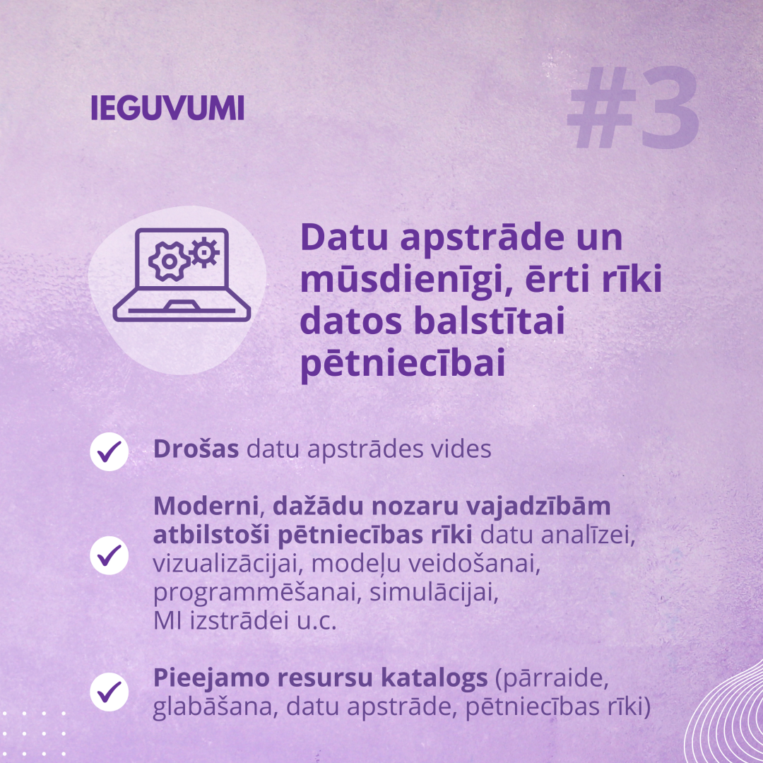 Ievuvums #3 - Datu apstrāde un mūsdienīgi, ērti rīki datos balstītai pētniecībai