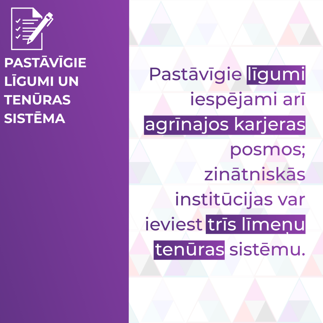 Pastāvīgie līgumi un tenūras sistēma