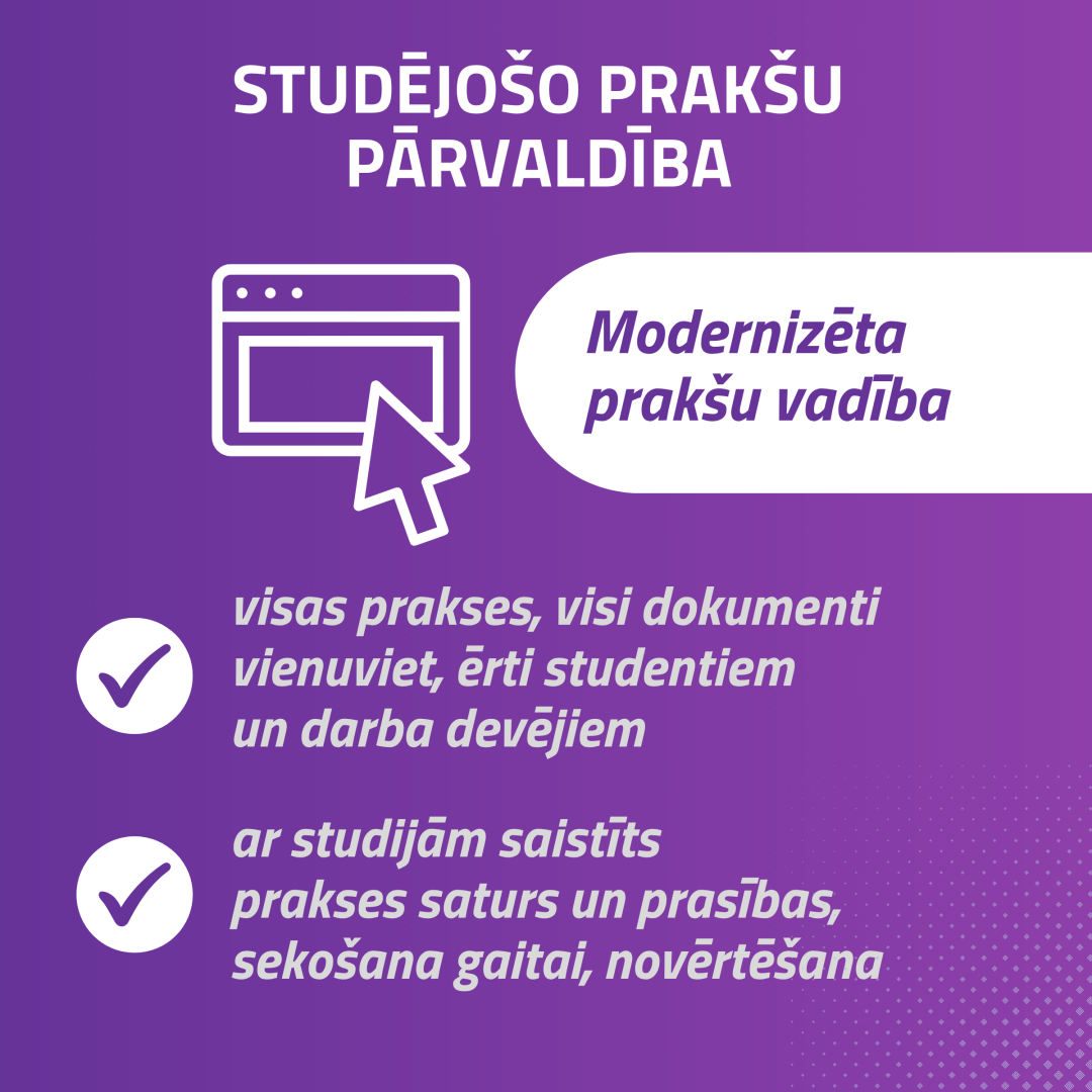 Studējošo prakšu pārvaldība
