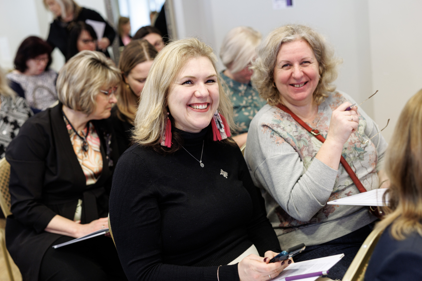 Semināra dalībnieces