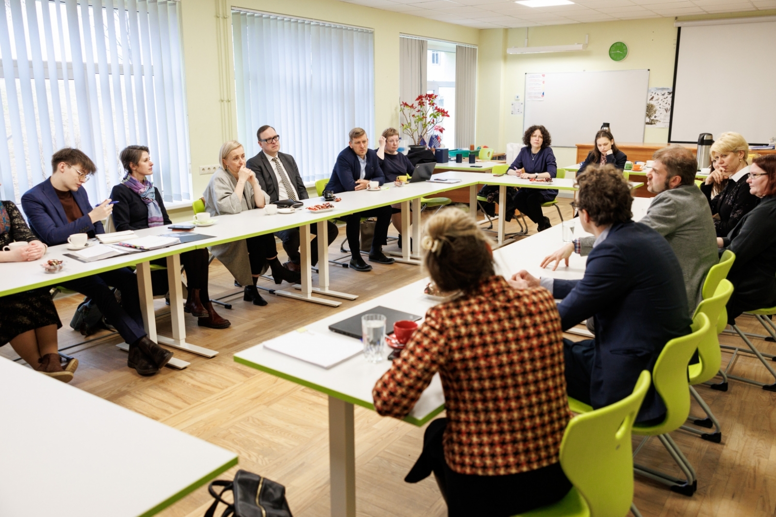 Igaunijas izglītības ministres Kristīnas Kallasas vizīte Latvijā, ciemojas Draudzīgā Aicinājuma Cēsu Valsts ģimnāzijā