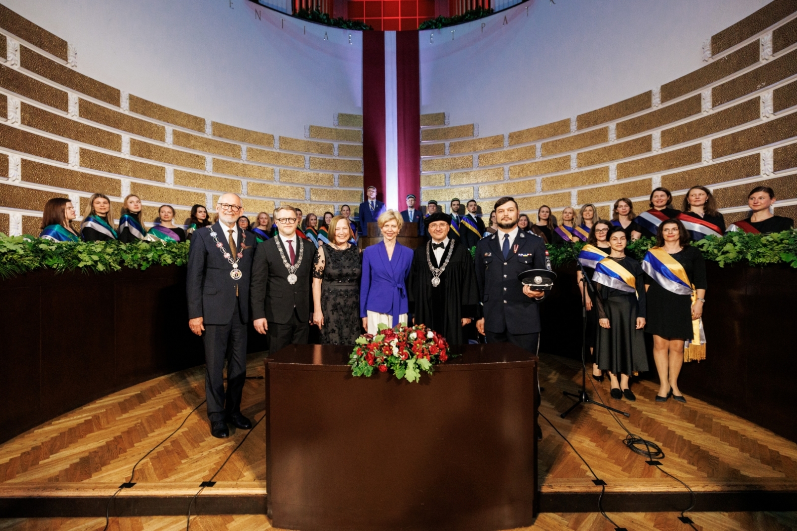 LU rektora inaugurācijas ceremonija