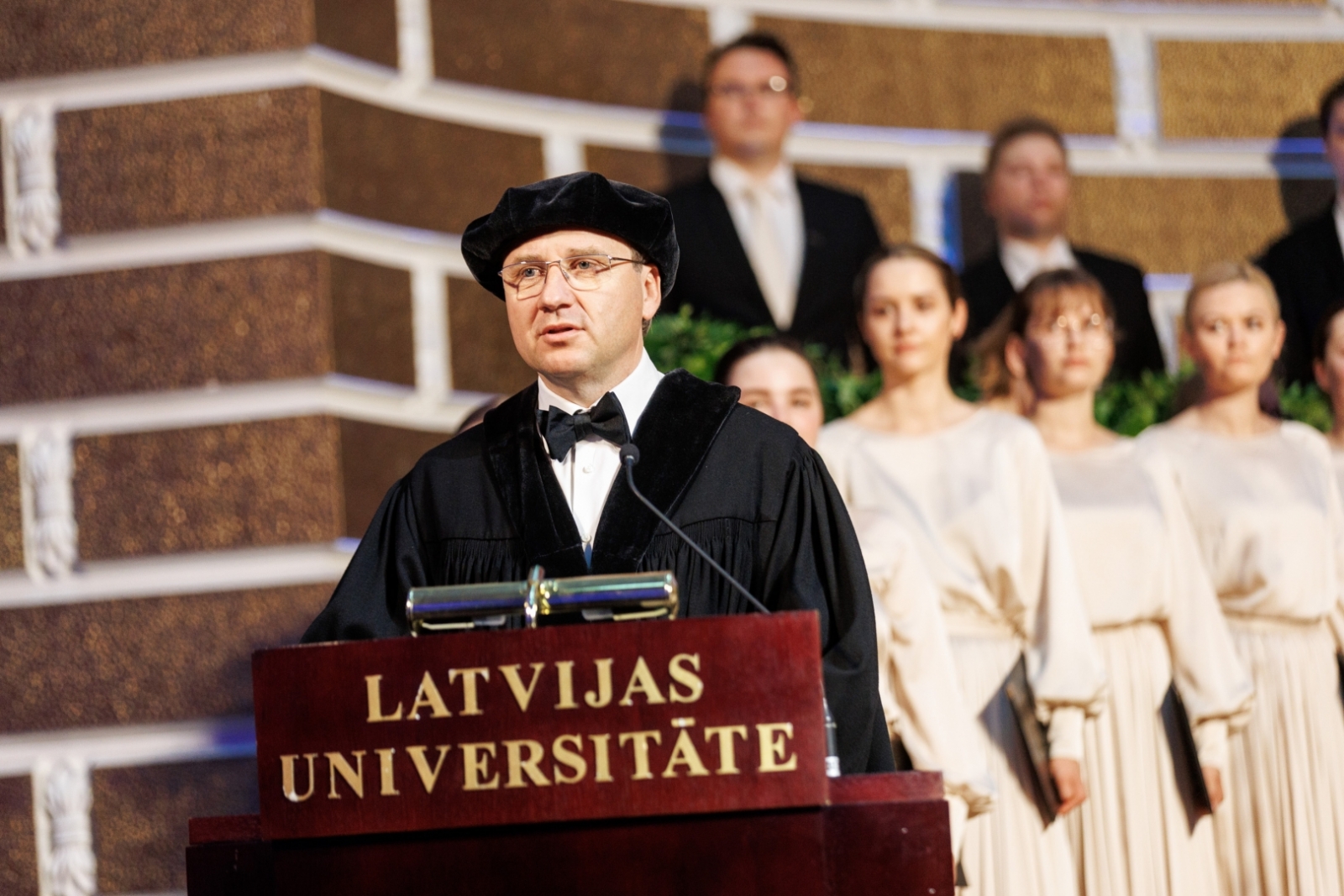 LU rektora inaugurācijas ceremonija