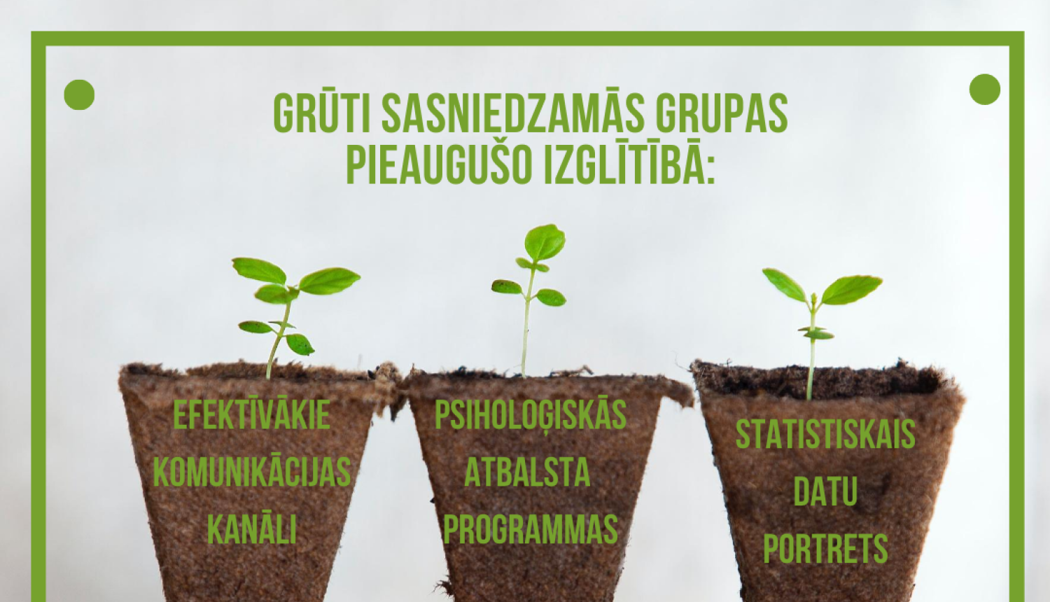 Konference “Grūti sasniedzamās grupas pieaugušo izglītībā – komunikācijas kanāli un motivācija”