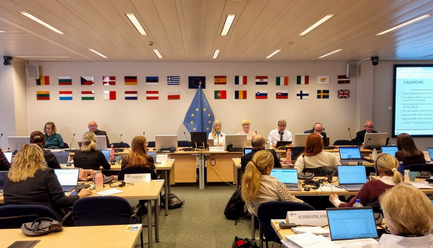 Briselē notikušā Eiropas skolu ģenerālsekretāra biroja un Latvijas prezidentūras rīkotā Apvienotās Inspektoru valdes sēde un Apvienotās Pedagoģiskās komitejas sēde